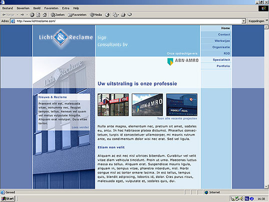 Licht&Reclame Homepage
