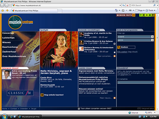 Muziekcentrum Homepage