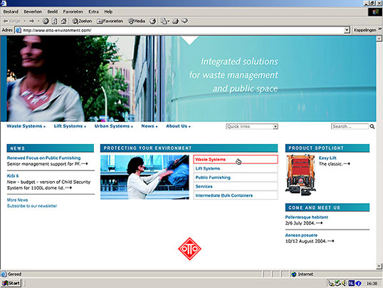 Otto Environment Homepage