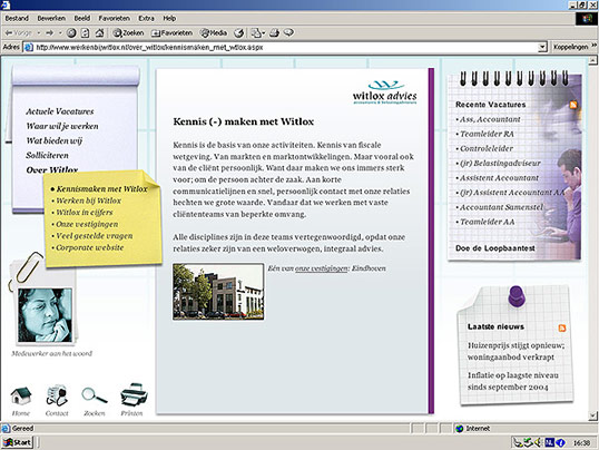 Werken bij Witlox Homepage