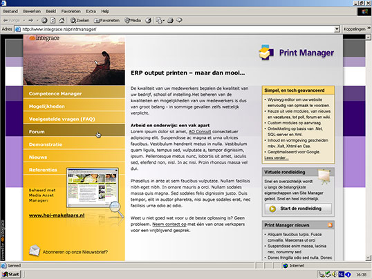 Print Manager Productsite