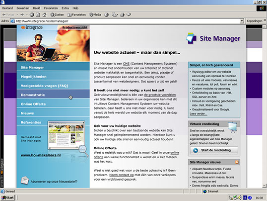 Site Manager Productsite