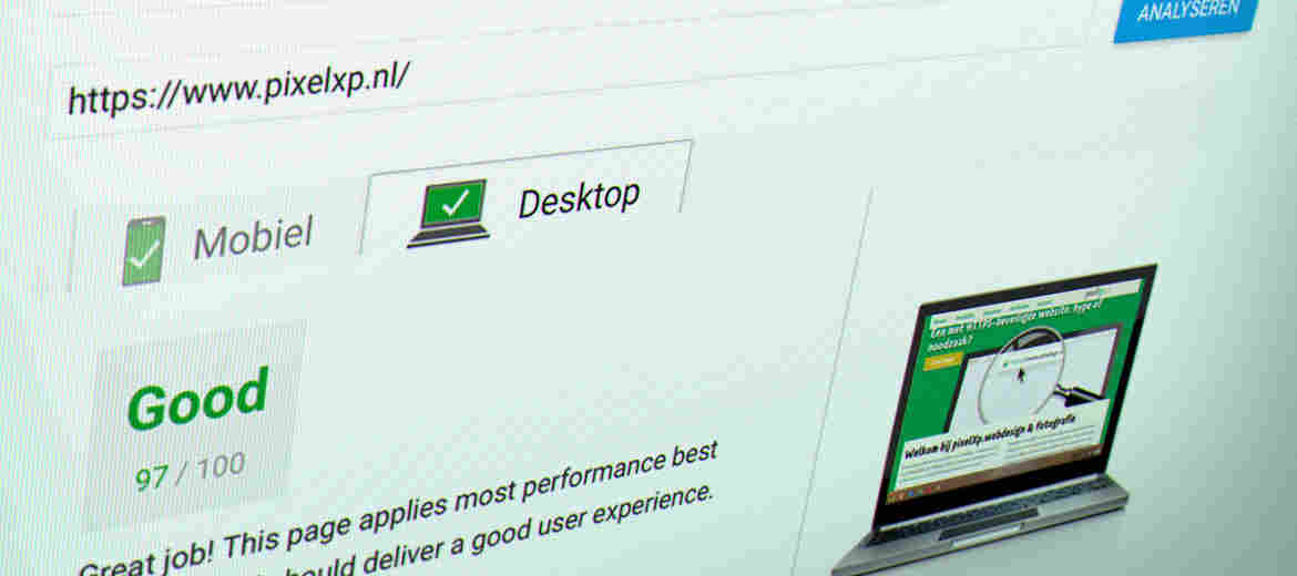 Google PageSpeed Insights: snelle websites worden beter gevonden