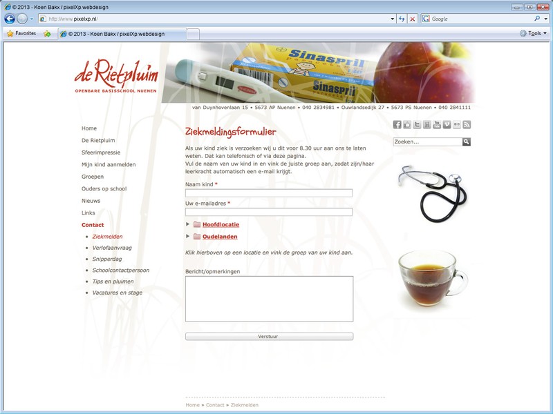 Ziekmelden kan ook digitaal